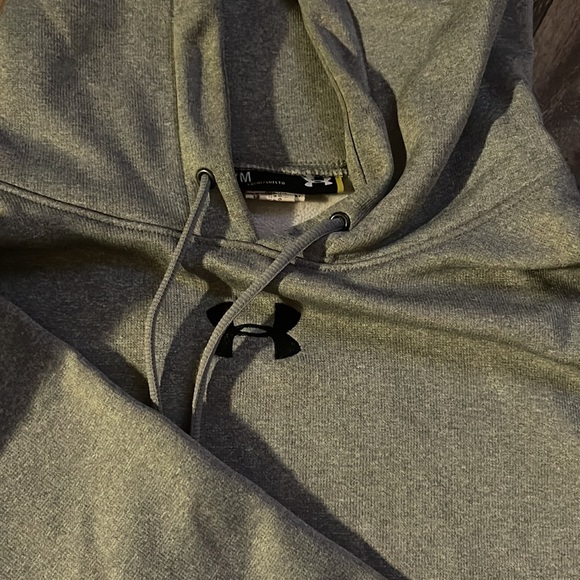 Mens Grey Under Armour Hoodie - Picture 2 of 2